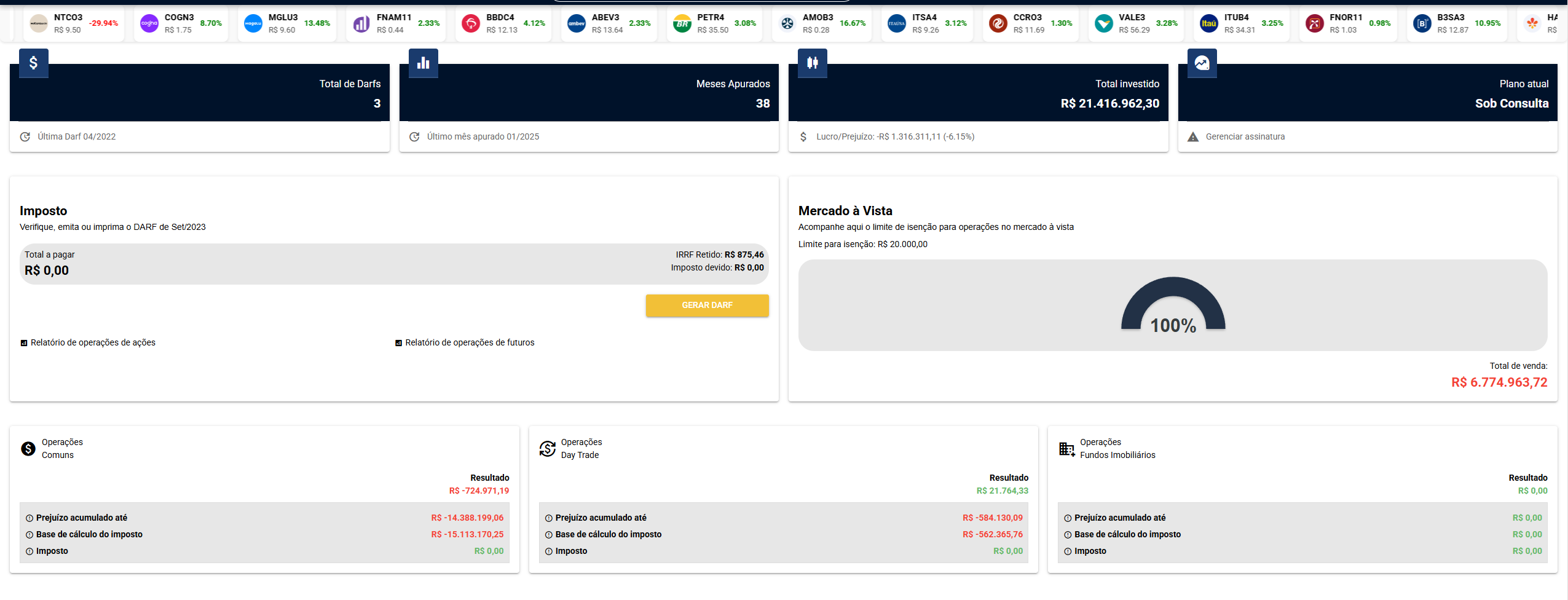 Soluções tributárias para investidores